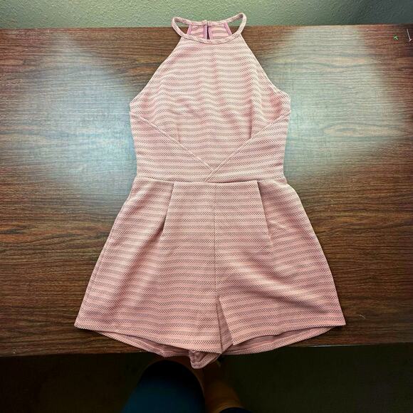 New Pink Owl Romper Size Medium - Picture 10 of 11